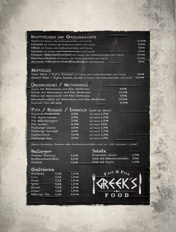 Greeks Design Plakat Schweinfurt