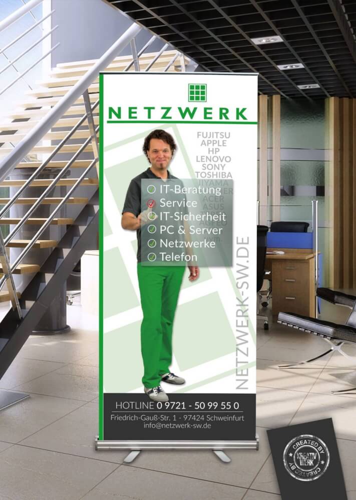 Werbeartikel aus Schweinfurt Netzwerk Kreativwerk Chef