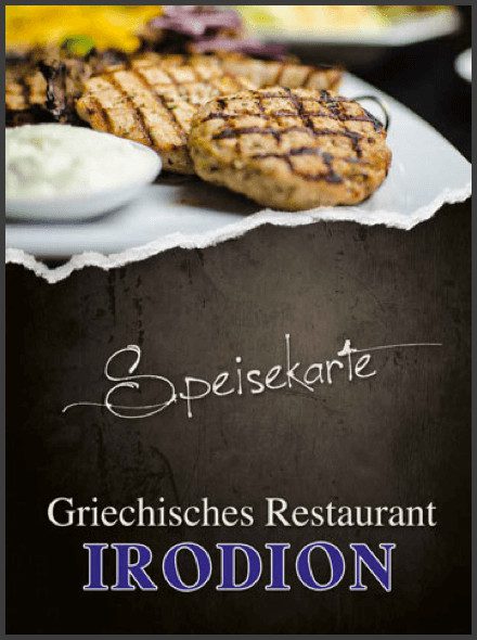 speisekarte Irodion KreativWerk Schweinfurt