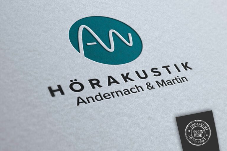 Kreativwerk Logo Design für Hörakustik Andernach & Martin