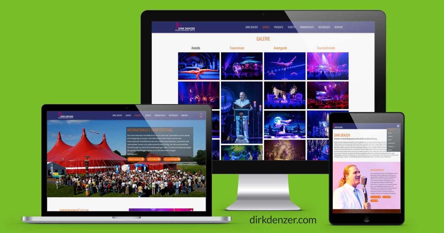 Webdesign-Referenz Dirk Denzer