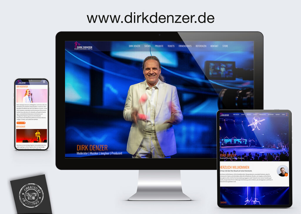 dirkdenzer.com Referenz Seite